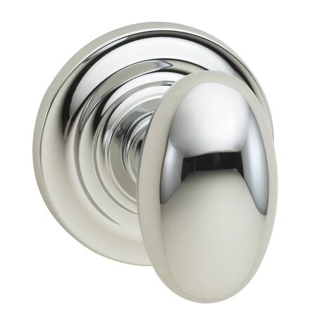 Omnia Knob Traditional Rose Pass 2-3/4" BS T Strike Bright Chrome 434 434TD/234T.PA26