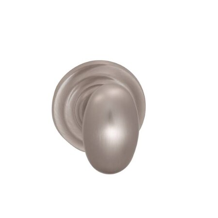 Omnia Knob Traditional Rose Priv 2-3/8" BS Full Lip Strike Satin Nickel 434 434TD/238F.PR15