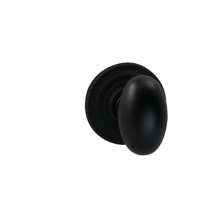 Omnia Knob Traditional Rose Priv 2-3/8" BS T Strike Oil Rubbed Bronze 434 434TD/238T.PR10B