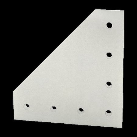 80/20 JoiningPlate, Aluminum, Silver, 6in, 1/4in 4352
