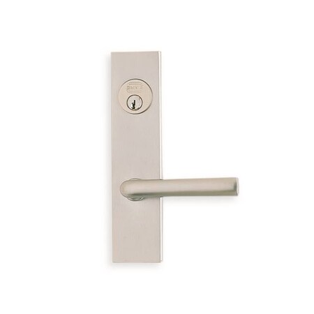 OMNIA RH 368 Lever 4000 Plate Single CYL 234BS Mortise Lock Satin Chrome 4368A00R3