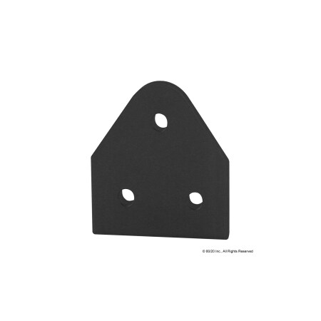 80/20 Black 15 S 3 Hole Pivot Plate 4372-BLACK