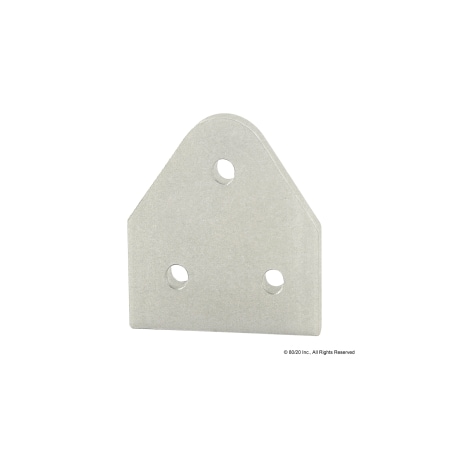 80/20 PivotPlate, Aluminum, Silver, 3in, 1/4in 4372