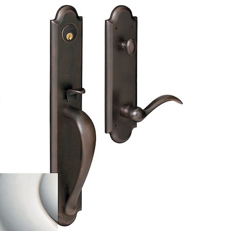 Baldwin Entry Handlesets Lifetime Bright Nickel 6402.055.LENT
