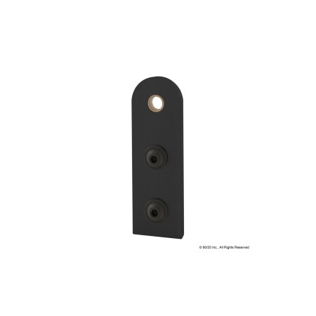80/20 Black 15 S Straight Pivot Arm 4385-BLACK