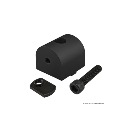 80/20 Black 15 S 0 Degree Pivot Nub 4387-BLACK