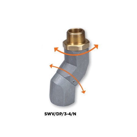 Groz Swivel, Fuel Nozzle, 1" NPT 43881