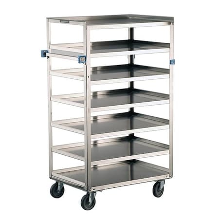 Lakeside Stainless Steel Economy Room Service Cart - (7) Shelves 438