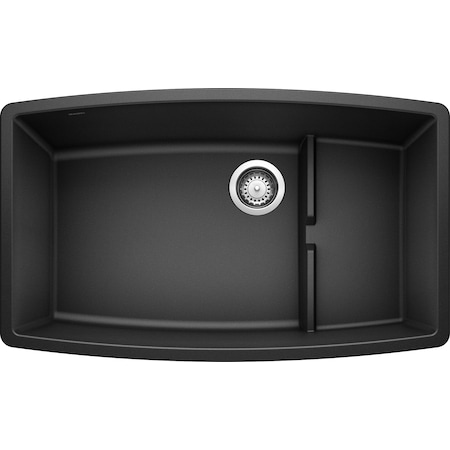 Blanco Performa Cascade Silgranit Undermount Kitchen Sink - Anthracite 440064