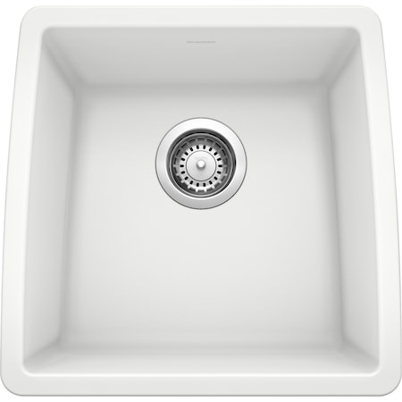 Blanco Performa Silgranit Undermount Bar Sink - White 440081