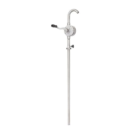 Groz Rotary Pump, Assy, Hand, Stainless Steel 44015