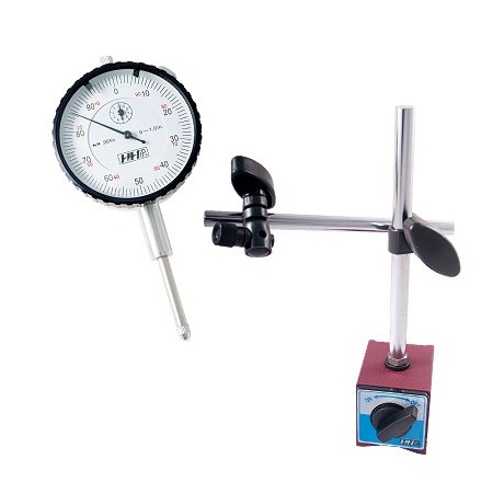 Hhip 1" Dial Indicator & Standard Pro Magnetic Base Set 4401-0017