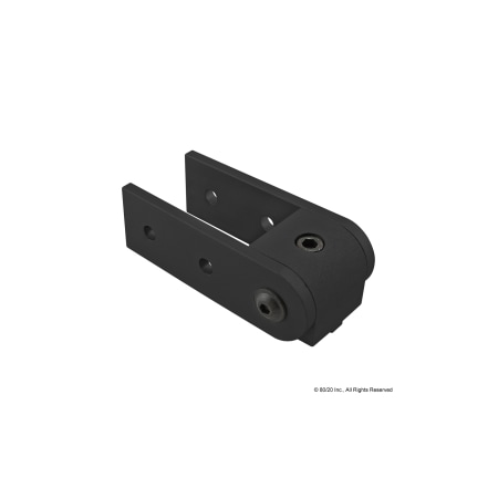 80/20 Black 15 S Right Angle 0 Degree Pivot 4404-BLACK