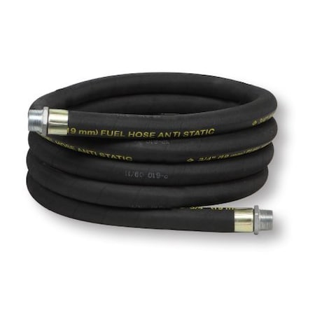 Groz Fuel Hose, Anti Static, 3/4" ID, 20 ft. 44074