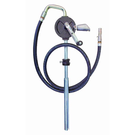 Groz Fuel Pump, Industrial Rotary, 8 ft. Hose 44081