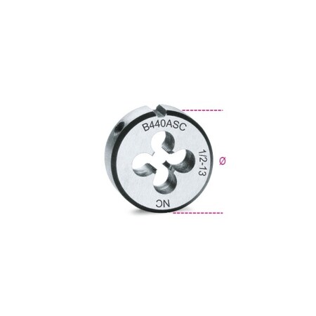 Beta Round Die, Coarse Pitch, 7/16" 004400224