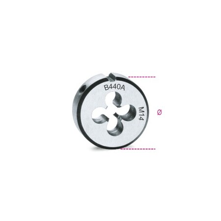 Beta Round Die, Coarse Pitch, 16x2mm 004400116