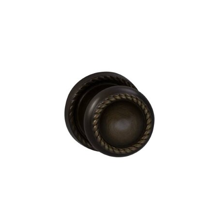 Omnia Knob Pass 2-3/8" BS Full Lip 1-3/8" Doors Shaded Bronze 441 441/00F.PA4