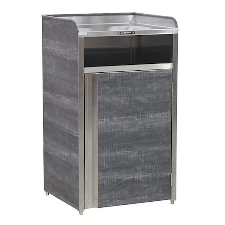 Lakeside Waste/Recycle Station, Laminate - Front Access; (1) Refuse 4410
