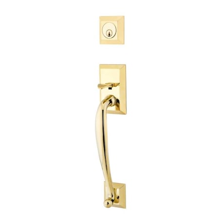 Emtek Lifetime Brass Handleset 4413SIOPVDLH 4413SIOPVDLH
