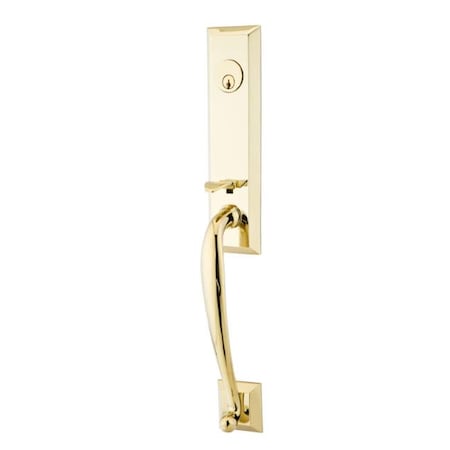 Emtek Lifetime Brass Handleset 4414ENPVDLH 4414ENPVDLH