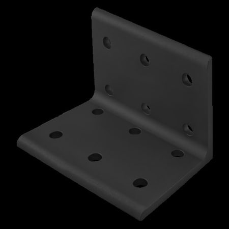 80/20 InsideCornerBracket, Alum, Blk, 3in, 3in 4416-BLACK