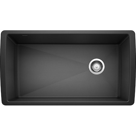 Blanco Diamond Silgranit Super Single Undermount Kitchen Sink - Anthracite 441768
