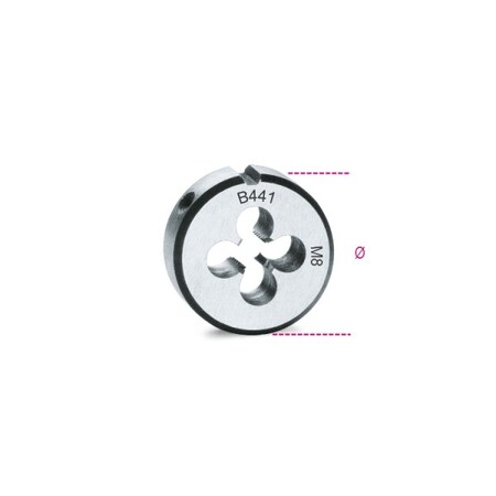 Beta Round Die, Fine Pitch, 8x1mm 004410007