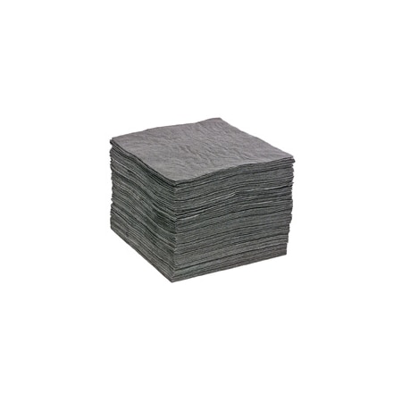 Wyk Sorbent Pad, Universal, Gray, Fine Fiber, 200 PK 4420