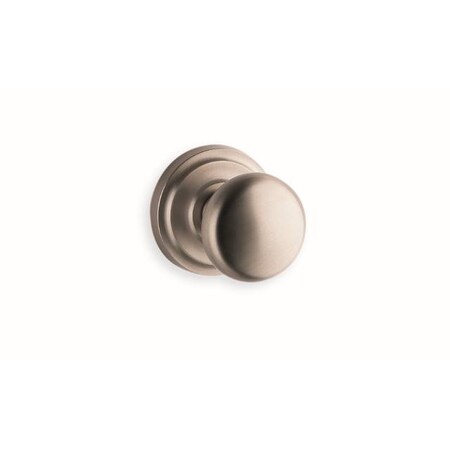 Omnia Knob 2-5/8" Rose Pass 2-3/4" BS T 1-3/8" Doors Satin Nickel 442 442/00A.PA15