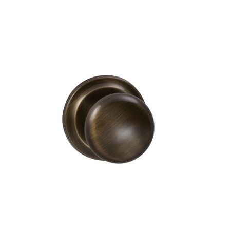 Omnia Knob 2-5/8" Rose Pass 2-3/4" BS T 1-3/4" Doors Shaded Bronze 442 442/00C.PA4