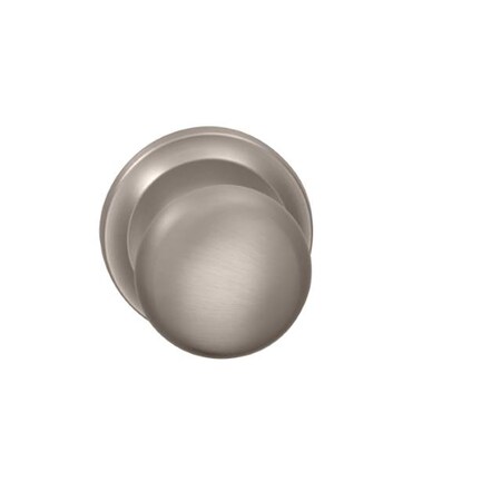 Omnia Knob 2-5/8" Rose Priv 2-3/8" BS T 1-3/8" Doors Satin Nickel 442 442/00.PR15