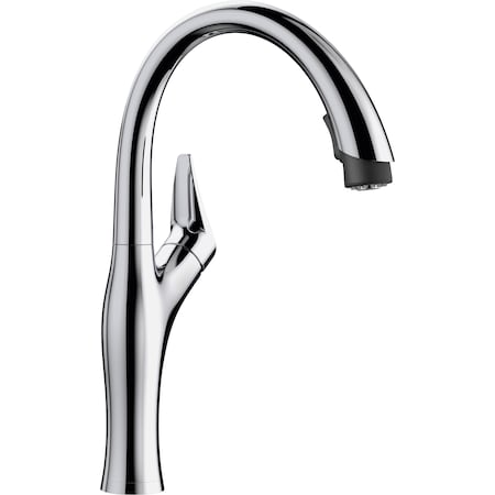 Blanco Artona Pull Down Dual Spray Kitchen Faucet 1.5 GPM - Chrome 442038