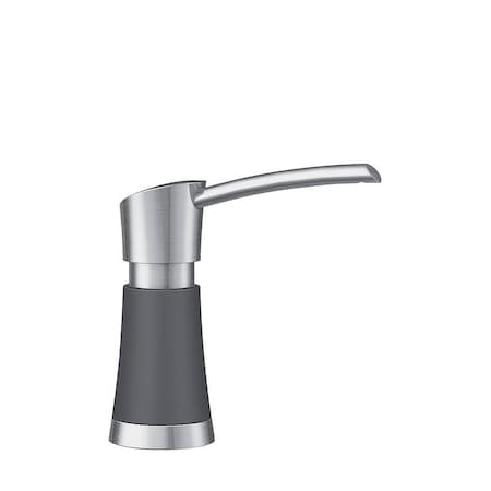 Blanco Dispenser, Cinder/Stainless 442051