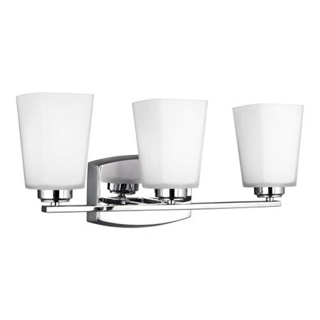 Sea Gull Three Light Wall/Bath, Chrome 4423003-05