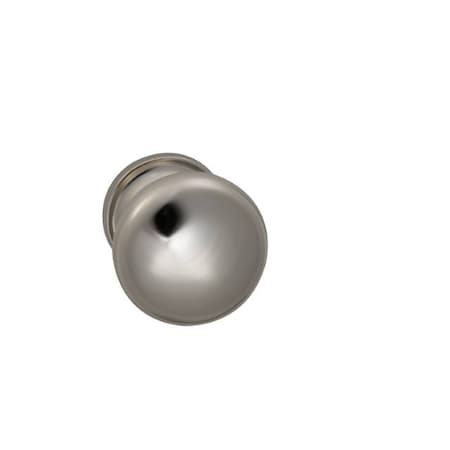 Omnia Knob 1-3/4" Rose Pass 2-3/4" BS T 1-3/8" Doors Bright Nickel 442 442/45A.PA14