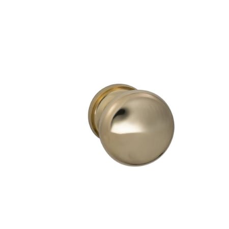 Omnia Knob 1-3/4" Rose Pass 2-3/8" BS T 1-3/4" Doors ULQ Bright Brass 442 442/45B.PA3A