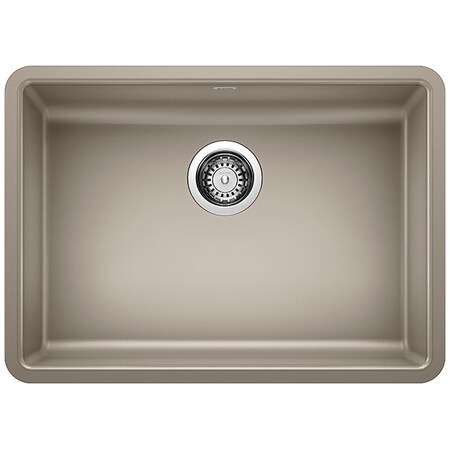 Blanco Precis Silgranit ADA Single Bowl Undermount Kitchen Sink - Truffle 442540