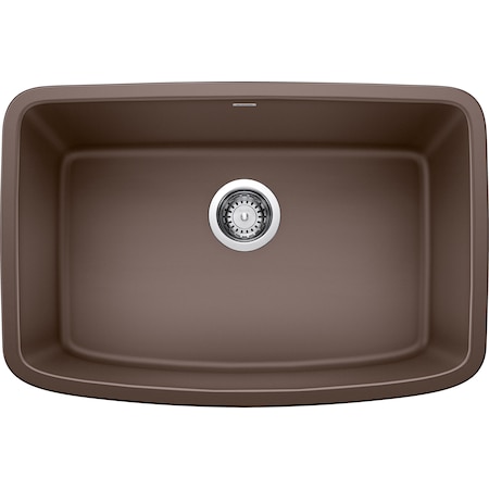 Blanco Valea Silgranit 27" Single Bowl Undermount Kitchen Sink - Cafe 442555