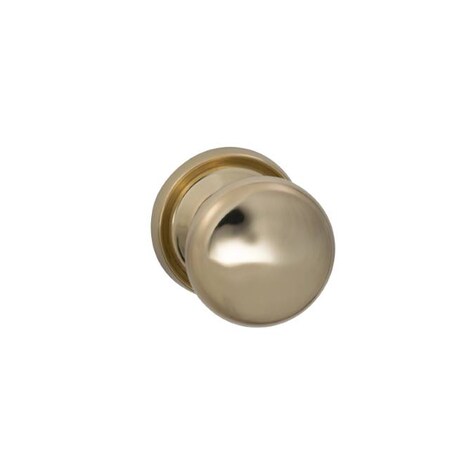 Omnia Knob 2-3/16" Rose Pass 234BS Full Lip 138DT ULQ Bright Brass 442 442/55AF.PA3A