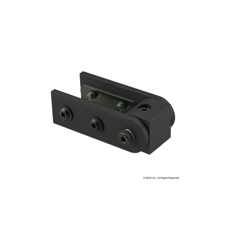 80/20 Blk 15 S Rt Angle 90 Deg Living Hinge 4429-BLACK