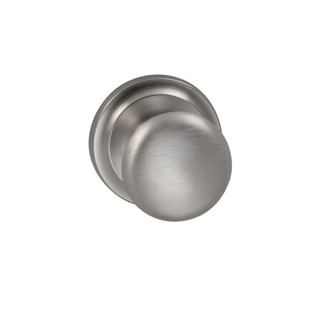 Omnia Knob 2-5/8" Rose Pass 238BS Full Lip 1-3/4" Doors Satin Chrome 442 442/00BF.PA3