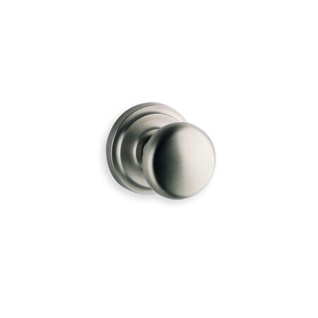 Omnia Knob 2-5/8" Rose Pass 2-3/4" BS T 1-3/4" Doors Satin Nickel 442 442/00C.PA15