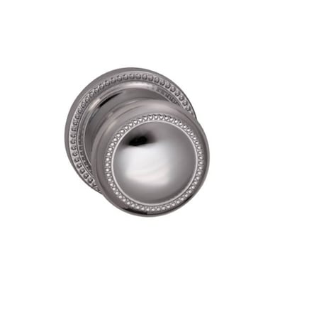 Omnia Knob 2-5/8" Rose Priv 2-3/4" BS T 1-3/8" Doors Bright Chrome 443 443/00A.PR2
