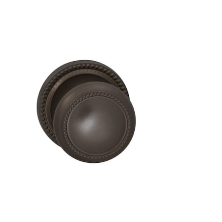 Omnia Knob 2-5/8" Rose Priv 2-3/8" BS T 1-3/8" Doors ULQ Antique Bronze 443 443/00.PR5A