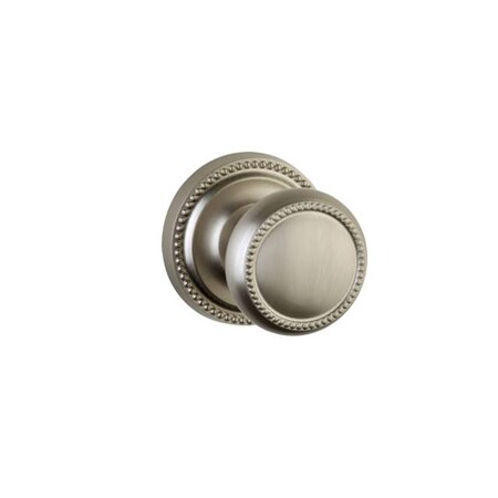Omnia Knob with 2-5/8" Rose Single Dummy Satin Nickel 443 443/00.SD15