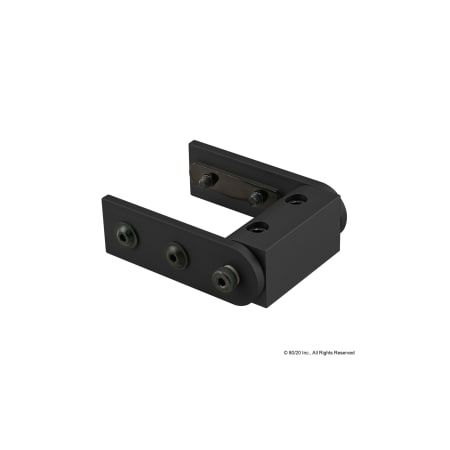 80/20 Rt Angle 3" Univ Living Hinge 15S 4430-BLACK