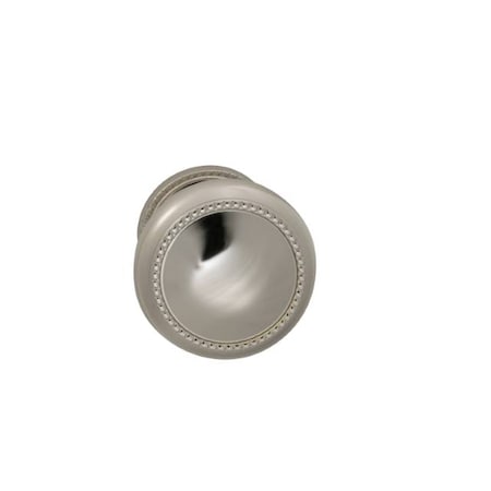Omnia Knob 1-3/4" Rose Pass 2-3/8" BS Full Lip 1-3/4" Doors BR NKL 443 443/45BF.PA14