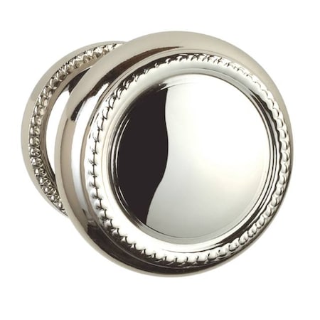 Omnia Knob 1-3/4" Rose Pass 2-3/8" BS T 1-3/8" Doors Bright Chrome 443 443/45.PA2