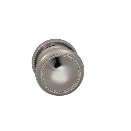 Omnia Knob 2-3/16" Rose Pass 2-3/4" BS T 1-3/8" Doors Bright Nickel 443 443/55A.PA14